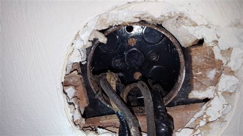 old ceiling junction box|install ceiling fan junction box.